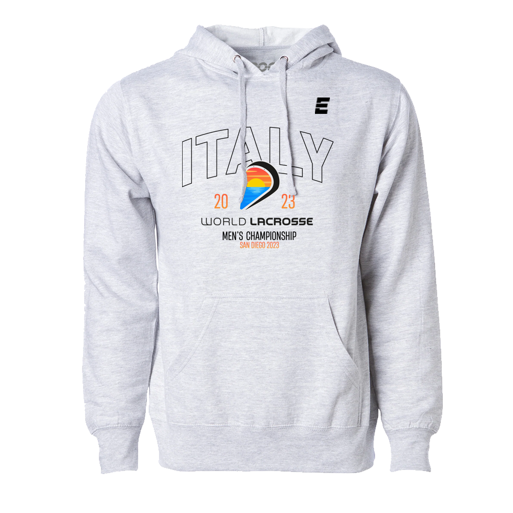 Italy Classic Unisex Hoodie Athletic Grey